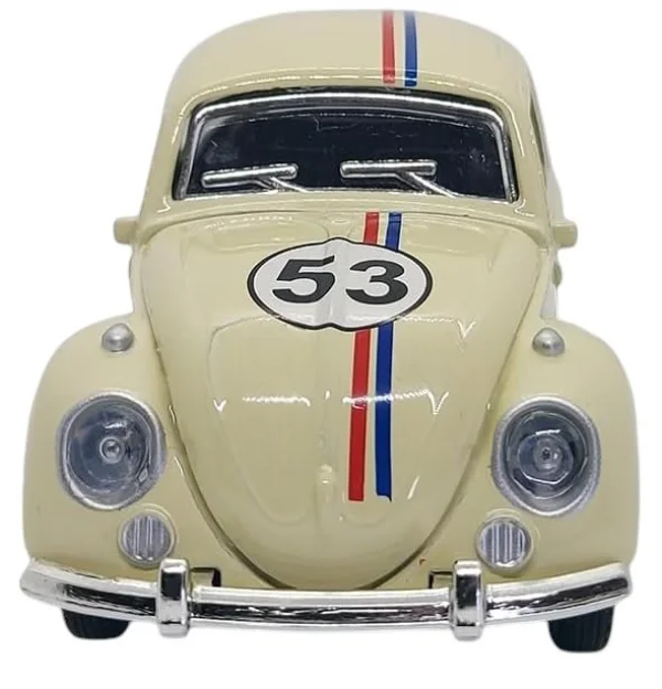 Carrinho de ferro com Frico Fusca 53 Miniatura colecionvel