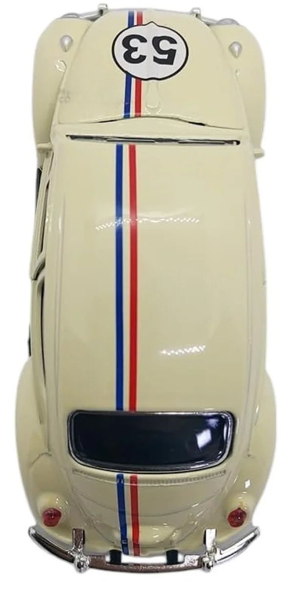 Carrinho de ferro com Frico Fusca 53 Miniatura colecionvel