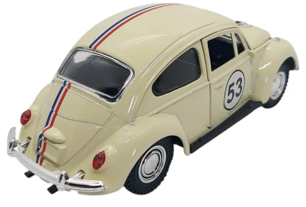 Carrinho de ferro com Frico Fusca 53 Miniatura colecionvel