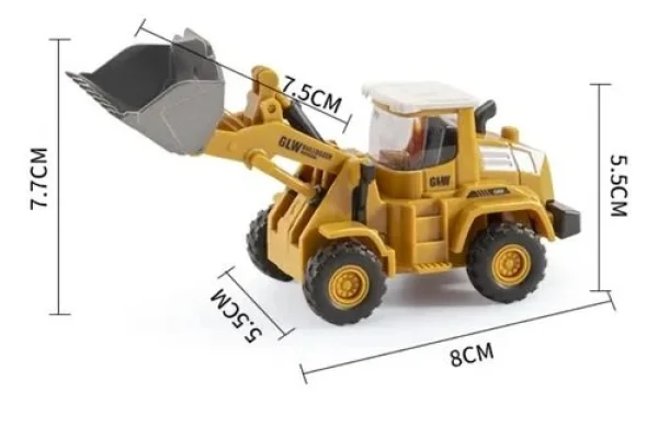 Miniatura Trator Escavadeira