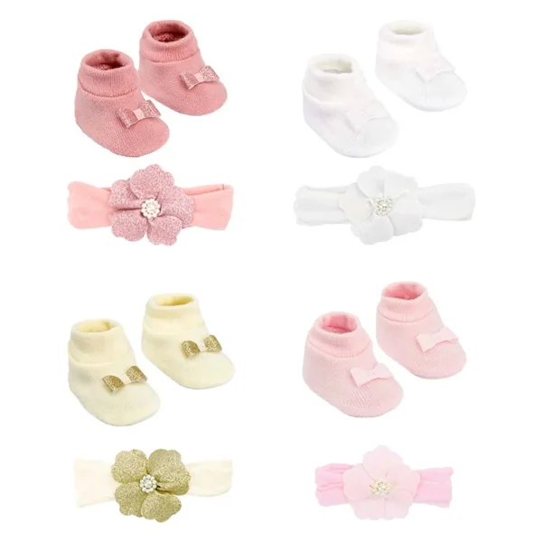 Kit Sapato e faixa de cabelo RN feminino OFF WHITE
