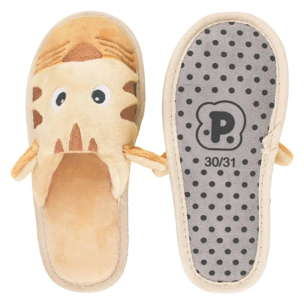 Pantufa Slipper Play Laranja Tigre