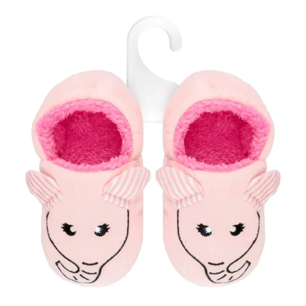Pantufa play rosa elefante