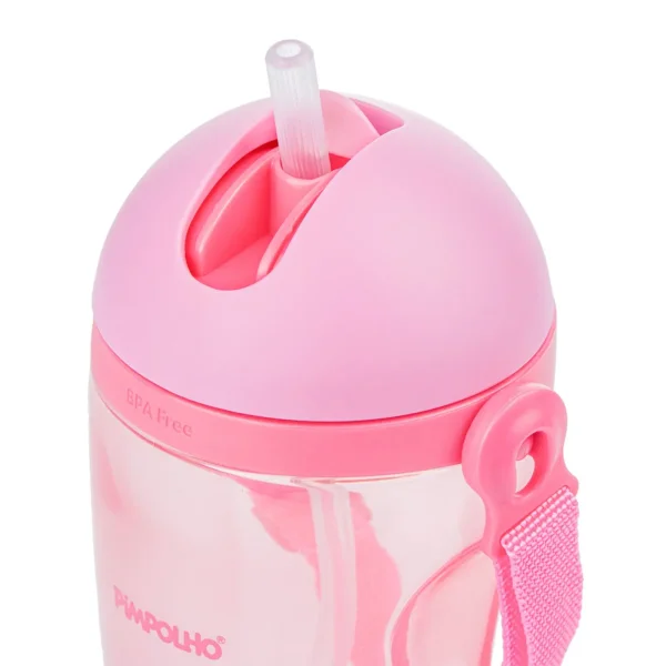 Copo inclinado C/Canudo e Cordinha 380 ML