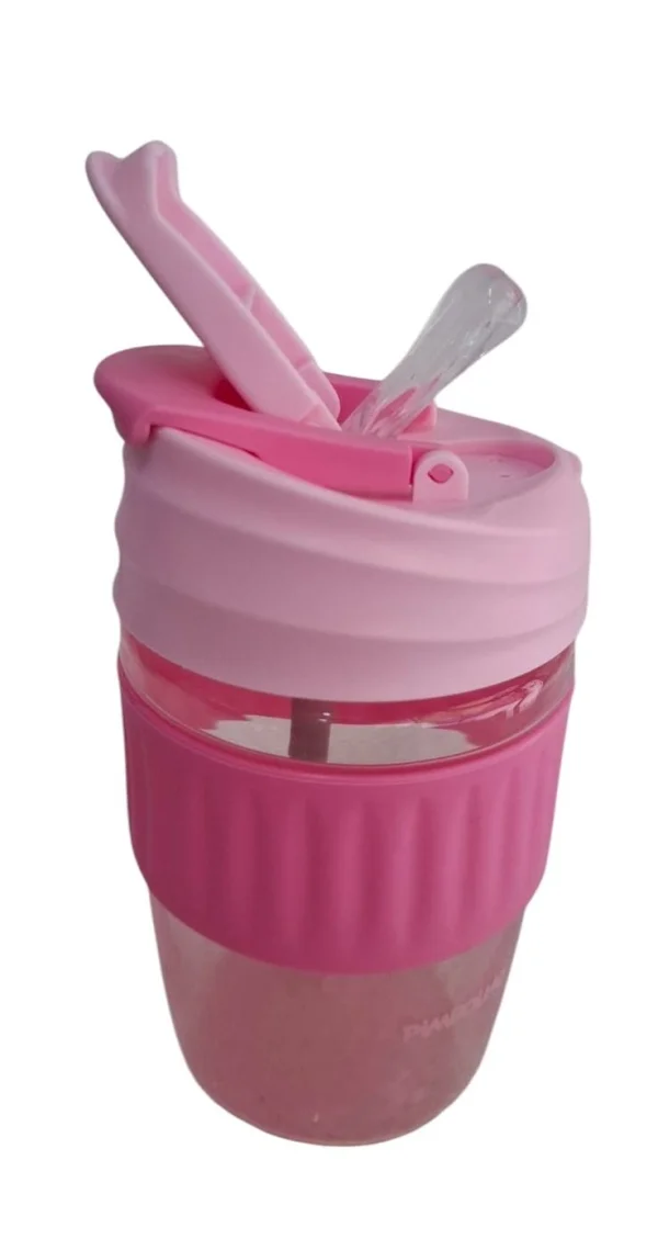 Copo Infantil com Tampa - Bico Canudo e Bico Tradicional 350ml
