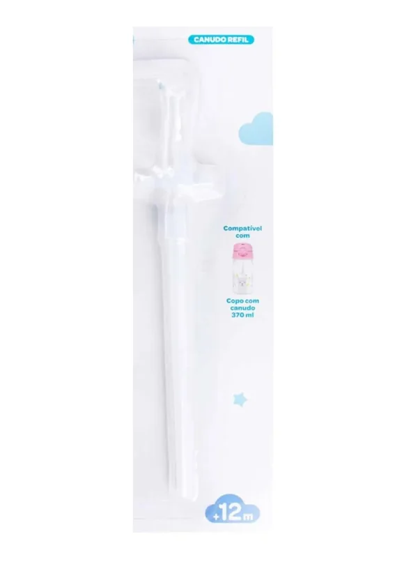 Canudo refil para copo 370ML unissex