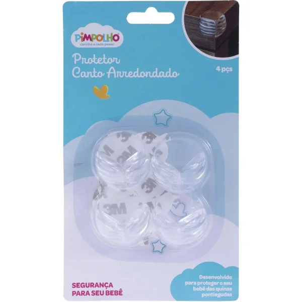 Protetor de Canto Arredondado com 4 Peas