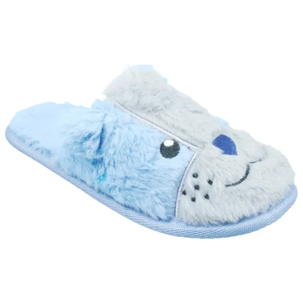 Pantufa Slipper Play Azul Cachorro