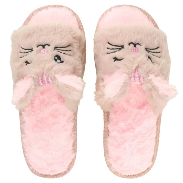 Pantufa slipper play rosa gatinha