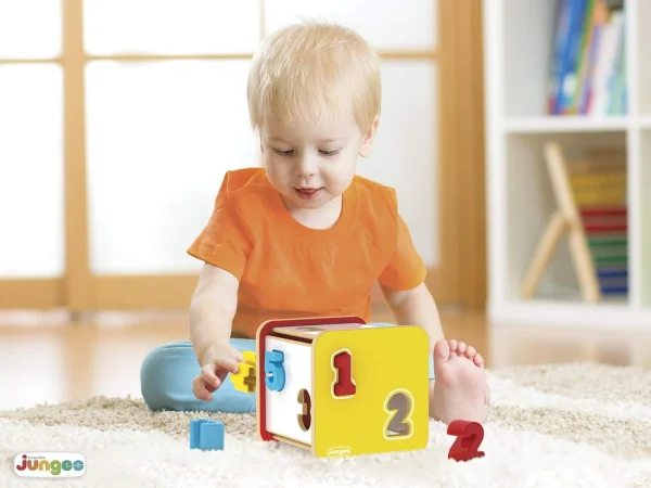 Brinquedo Montessori Cubo Didático Números