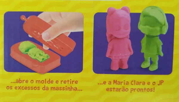 Massinha Modelar Maria Clara e JP - Criar e Montar