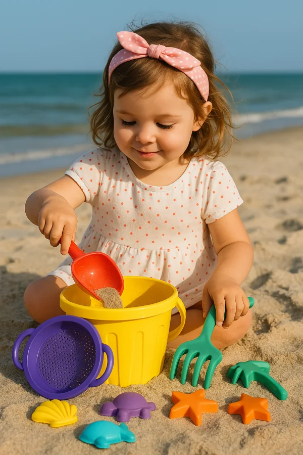 Baldinho de Brinquedo Diver Praia com Acessórios