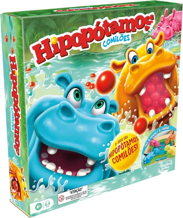 Jogo de Tabuleiro Hipopótamos Comilões