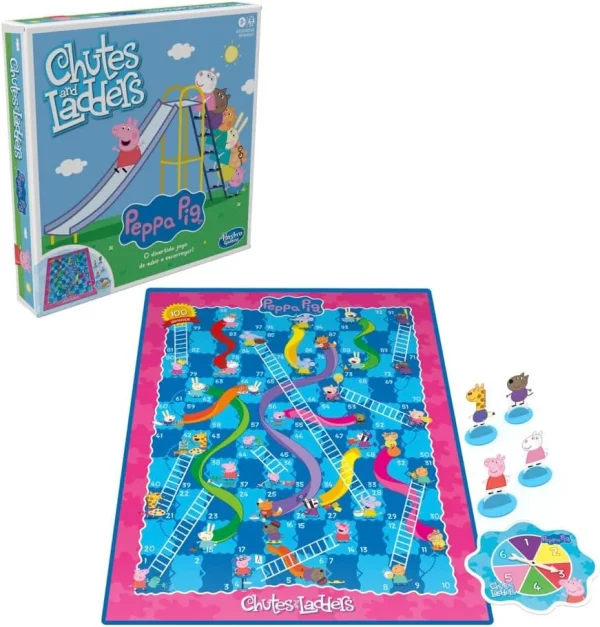 Gaming Jogo de Tabuleiro Chutes and Ladders - Peppa Pig