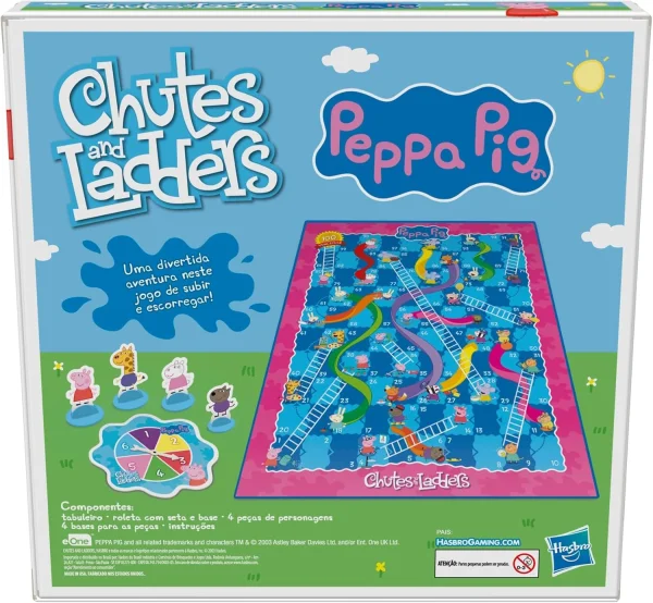 Gaming Jogo de Tabuleiro Chutes and Ladders - Peppa Pig