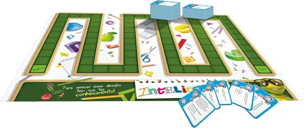 Jogo de Tabuleiro Inteligenio com 270 Cartas