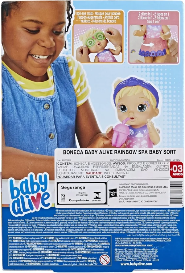 Boneca Baby Alive Dia no Spa