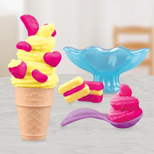 Massinha de Modelar Play-Doh Mini Sorveteria Divertida