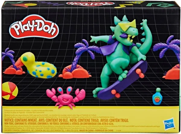 Massinha de Modelar Play-Doh Neon Colors - Conjunto com 8 Potes