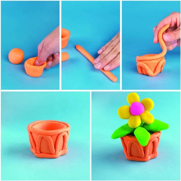 Massinha de Modelar Play-Doh Neon Colors - Conjunto com 8 Potes