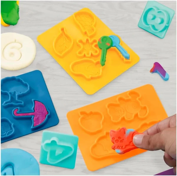 Massinha de Modelar Play-Doh Kit Inicial de Nmeros - Conjunto com Acessrios e 6 Potes