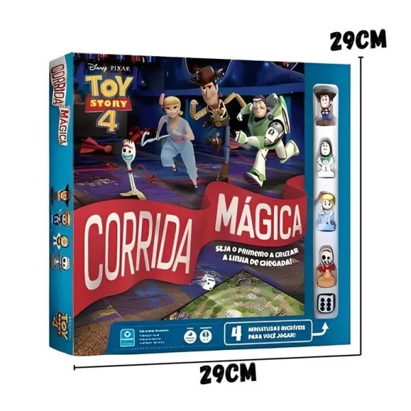 Jogo De Tabuleiro Corrida Mágica Toy Story 4