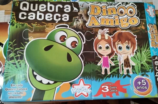Quebra Cabea Progressivo Dino Amigo