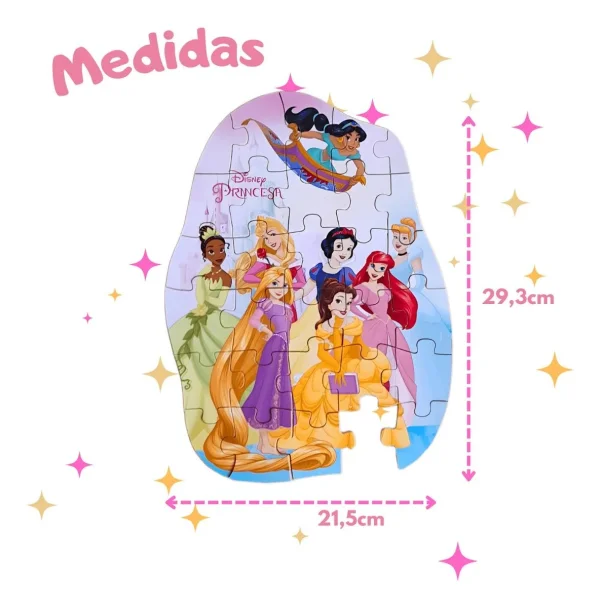 Quebra Cabeça Princesas Disney 30 Peças