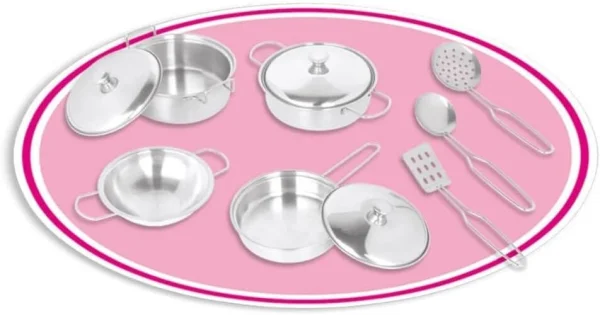 JOGO DE COZINHA LUCY INOX - C/ 3 TAMPAS