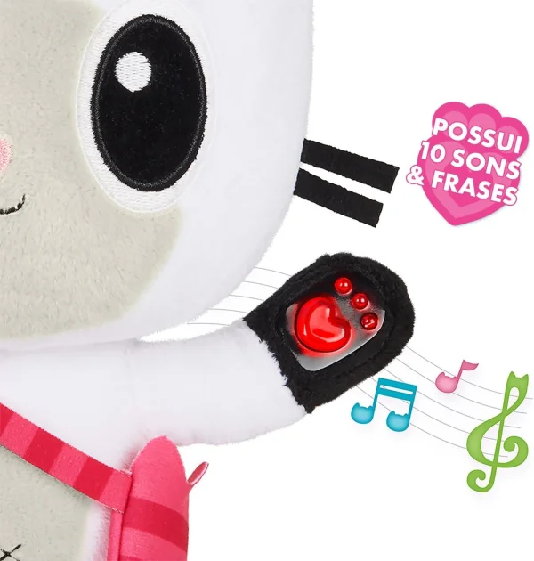 Pelcia Talking Pandy Paws, Gabby's Dollhouse, Com Luz e Som - 30cm