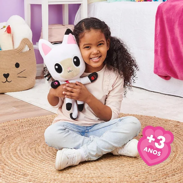 Pelcia Talking Pandy Paws, Gabby's Dollhouse, Com Luz e Som - 30cm