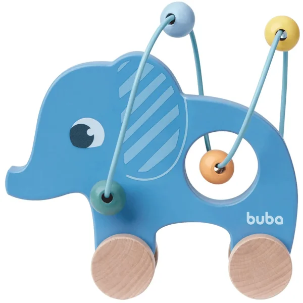Carrinho Elefante Aramado de Madeira Clou
