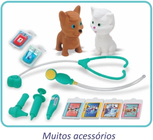 Veterinrio Infantil Dr. Pet com Acessrios Cachorrinho