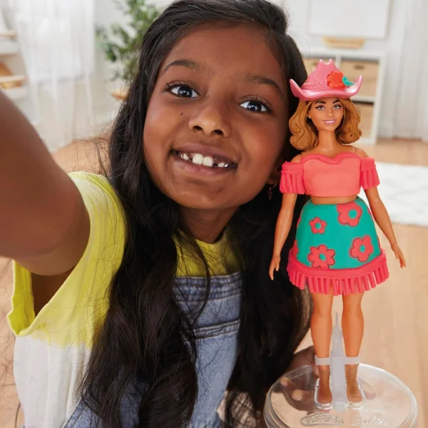 Conjunto Play-Doh Barbie Florais e Franjas