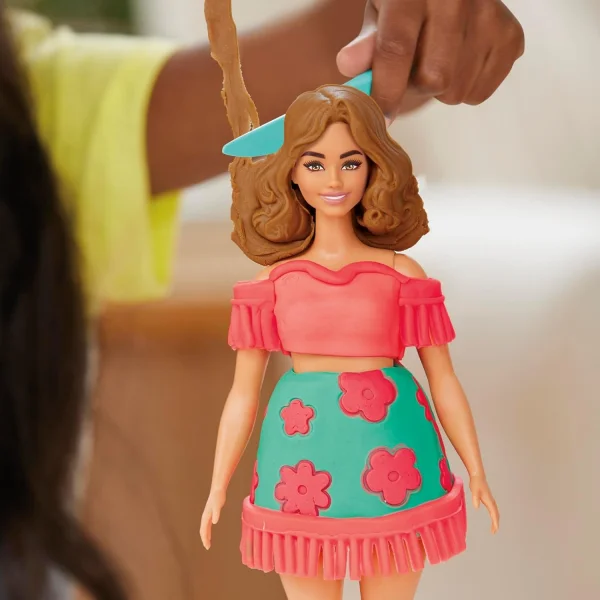 Conjunto Play-Doh Barbie Florais e Franjas