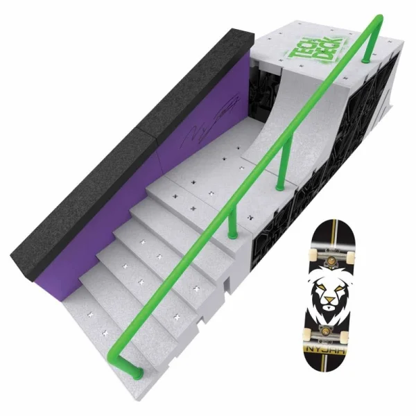Tech Deck Skate De Dedo E Rampa Nyjah Huston Skatepark Sunny