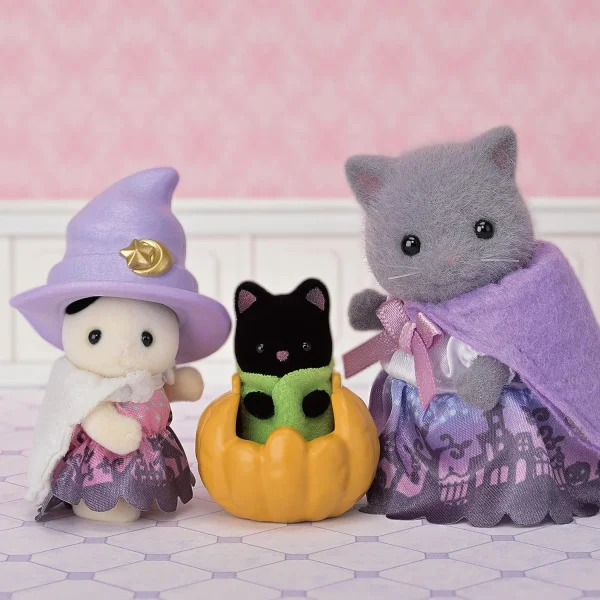 Conjunto Sylvanian Familes festa surpresa de Halloween