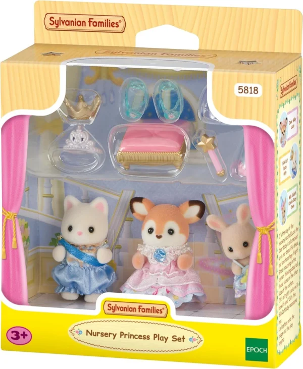 Conjunto Sylvanian Families Princesas do Jardim da Infância
