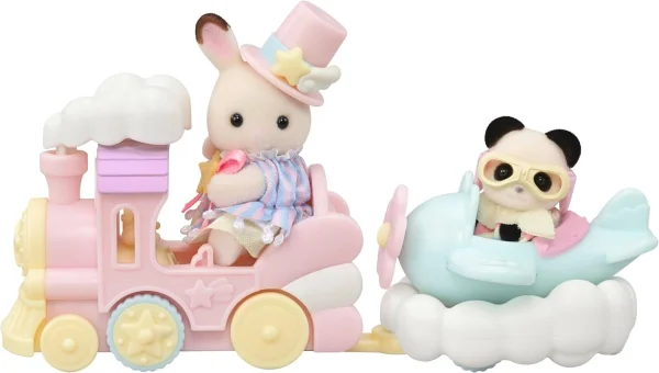 Conjunto sylvanian families Atrações do Parque de Diversões - Avião