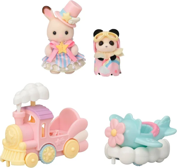 Conjunto sylvanian families Atrações do Parque de Diversões - Avião