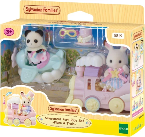 Conjunto sylvanian families Atrações do Parque de Diversões - Avião