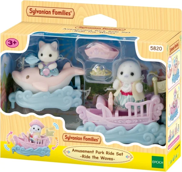 Conjunto Sylvanian Families Atrações do Parque de Diversões - Surfando nas Ondas