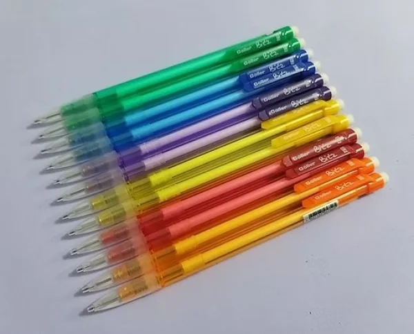 1 Lapiseira 0,7mm Escolar Bitz Colorida Goller Sortida
