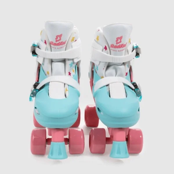 PATINS 04 RODAS AZUL BRANCO TAMANHO 30-33