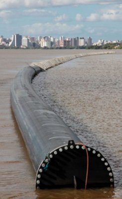 DMAE - Constru��o de emiss�rio subaqu�tico EBE - Porto Alegre/RS - 2010