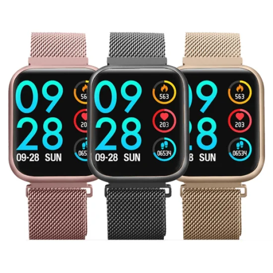 Relgio Smartwatch P70 com 2 pulseiras