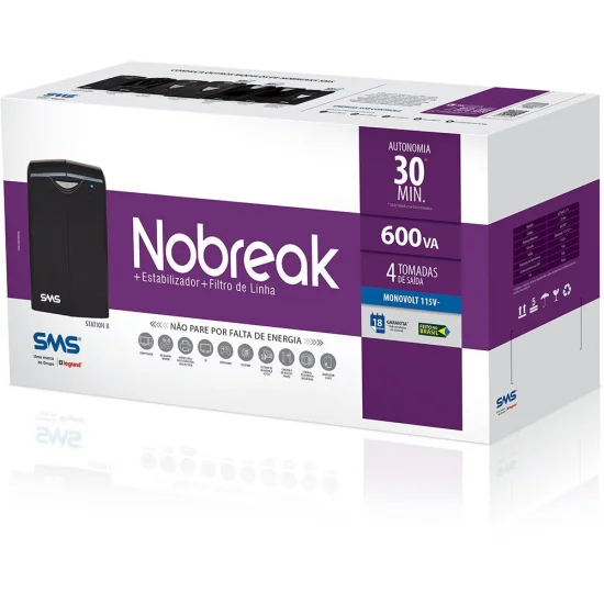 Nobreak Station II 600va 4 tomadas 115v
