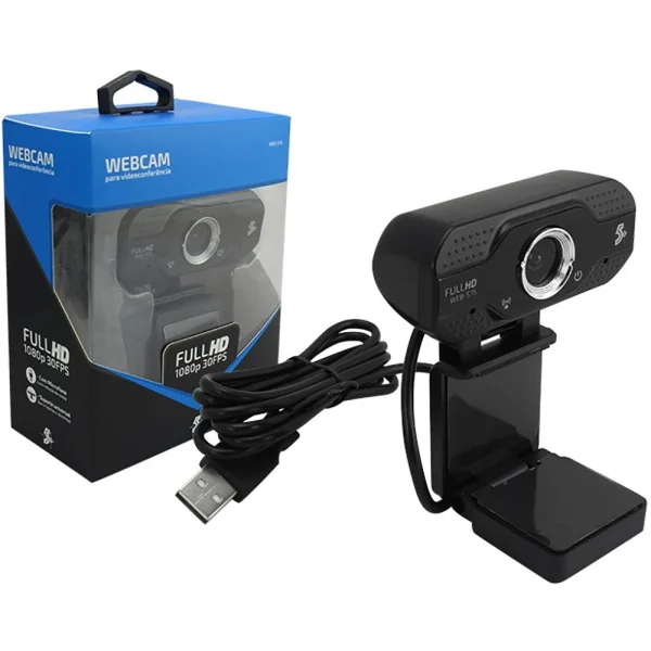 Cmera webcam Full HD 1080p 30FPS 015-0075