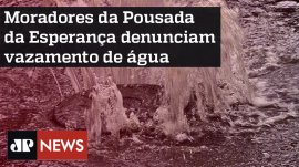 Moradores da Pousada da Esperan�a denunciam vazamento de �gua