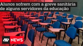 Alunos sofrem com a greve sanit�ria de alguns servidores da educa��o